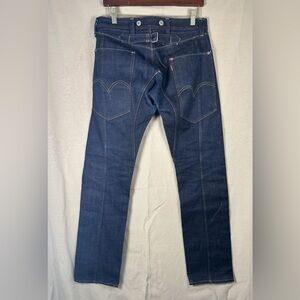Comme des Garcons Dark Blue Straight Jeans Levi’s by Junya Wantanabe XS 31x29